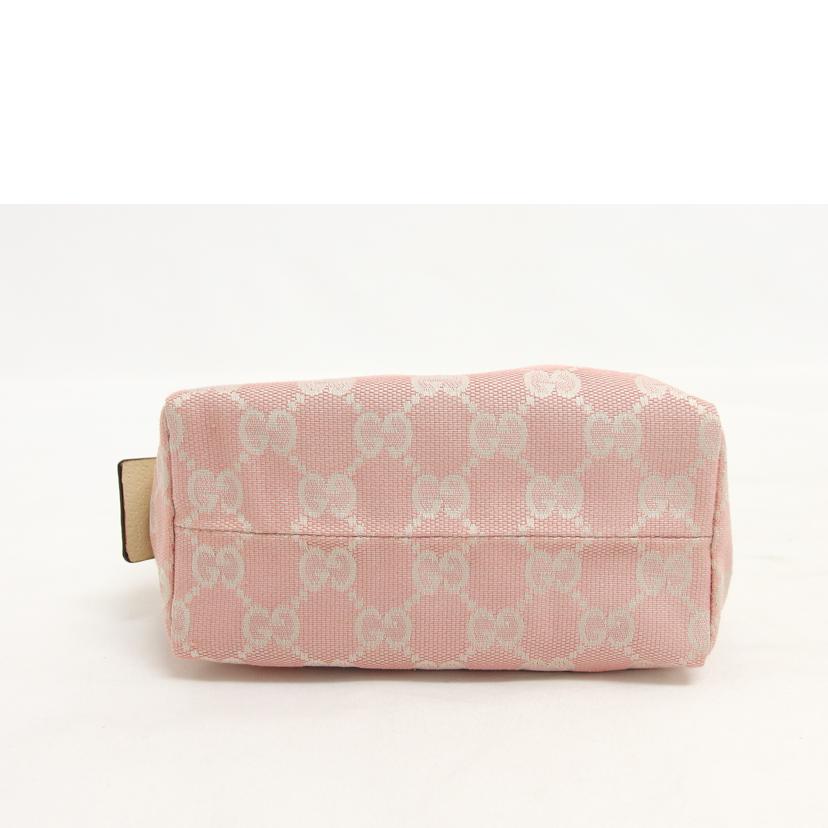 ＧＵＣＣＩ グッチ マルチケース レザー/ＧＧキャンバス／コスメポーチ／ピンク/153228//288*/ABランク/04