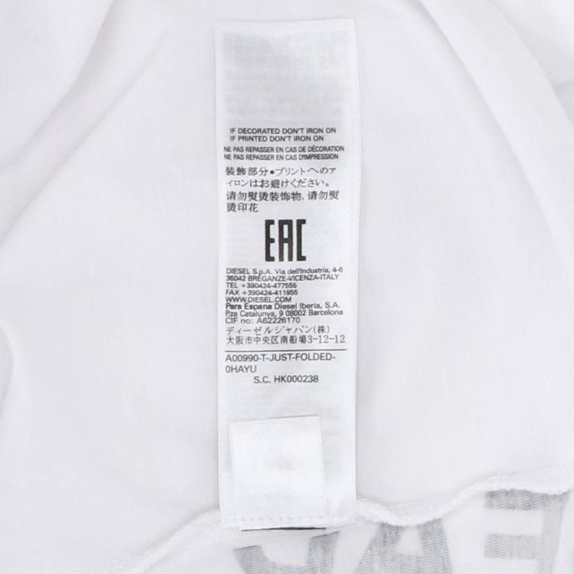 ディーゼル/ＤＩＥＳＥＬ　ロゴＴシャツ・ＷＨ//Bランク/75