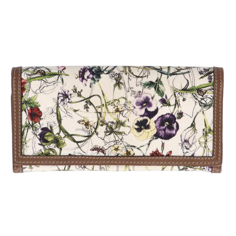 ＧＵＣＣＩ グッチ/フローラウオレット長財布/225833//218*/Bランク/94