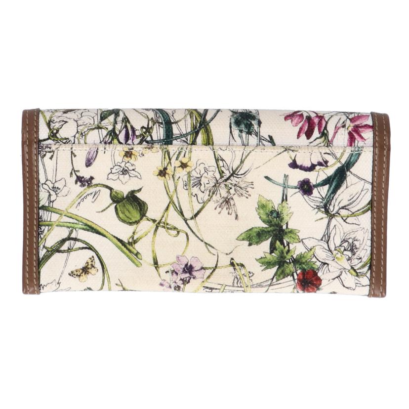 ＧＵＣＣＩ グッチ/フローラウオレット長財布/225833//218*/Bランク/94