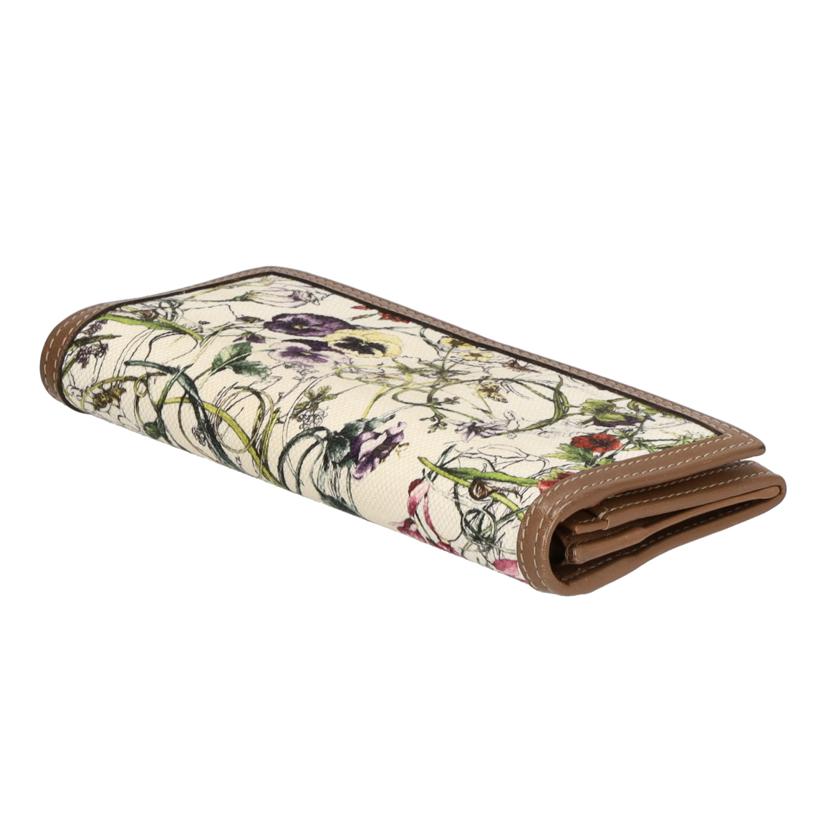 ＧＵＣＣＩ グッチ/フローラウオレット長財布/225833//218*/Bランク/94
