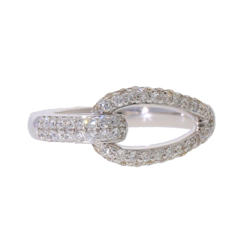 /　Ｋ１８ＷＧダイヤリング０．２１／０．２９ｃｔ//Aランク/75