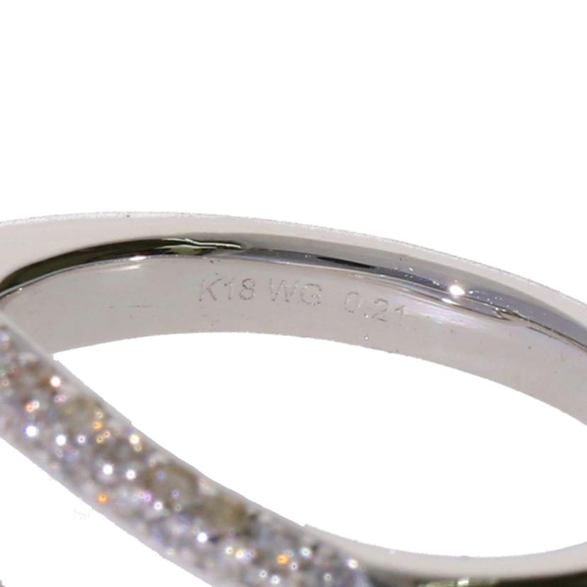 /　Ｋ１８ＷＧダイヤリング０．２１／０．２９ｃｔ//Aランク/75