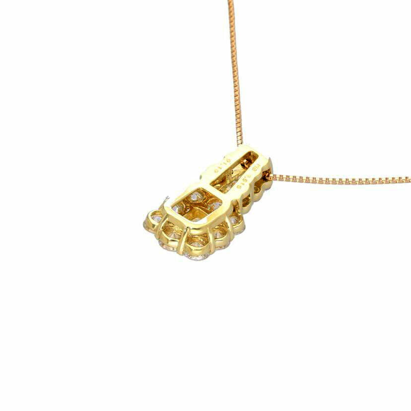 /　Ｋ１８ダイヤネックレス０．５１６／１．１０ｃｔ//Aランク/75