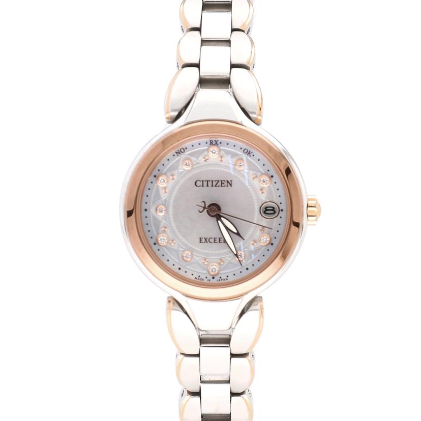 ＣＩＴＩＺＥＮ シチズン/ＥＸＣＥＥＤ／レディース／電波ソーラー/ES8045-69W//751******/Aランク/75