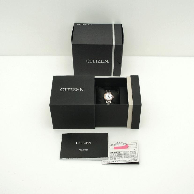 ＣＩＴＩＺＥＮ シチズン/ＥＸＣＥＥＤ／レディース／電波ソーラー/ES8045-69W//751******/Aランク/75