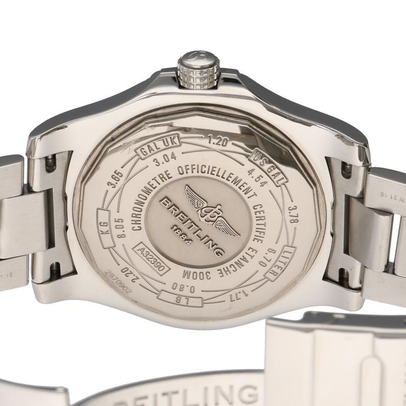 ＢＲＥＩＴＬＩＮＧ ブライトリング/アベンジャーⅡＧＭＴ・ブラック／自動巻き/A32390//287****/Aランク/75