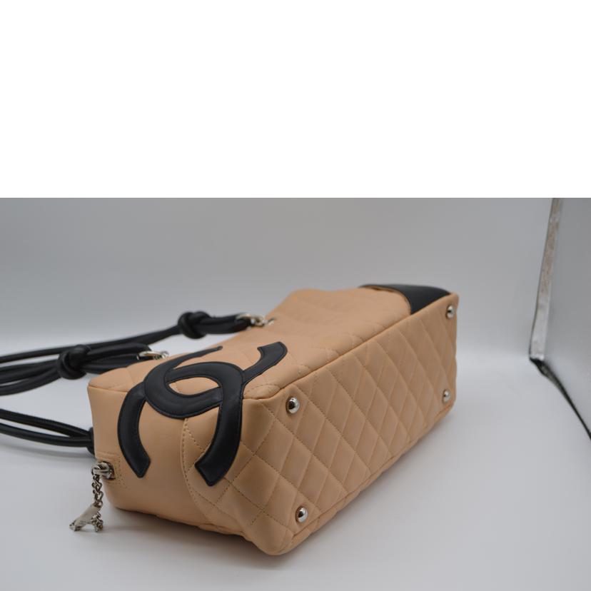 CHANEL シャネル/カンボンラインボーリングレザートート/ブラウン/A25171/950****/シャネル/ABランク/89【中古】