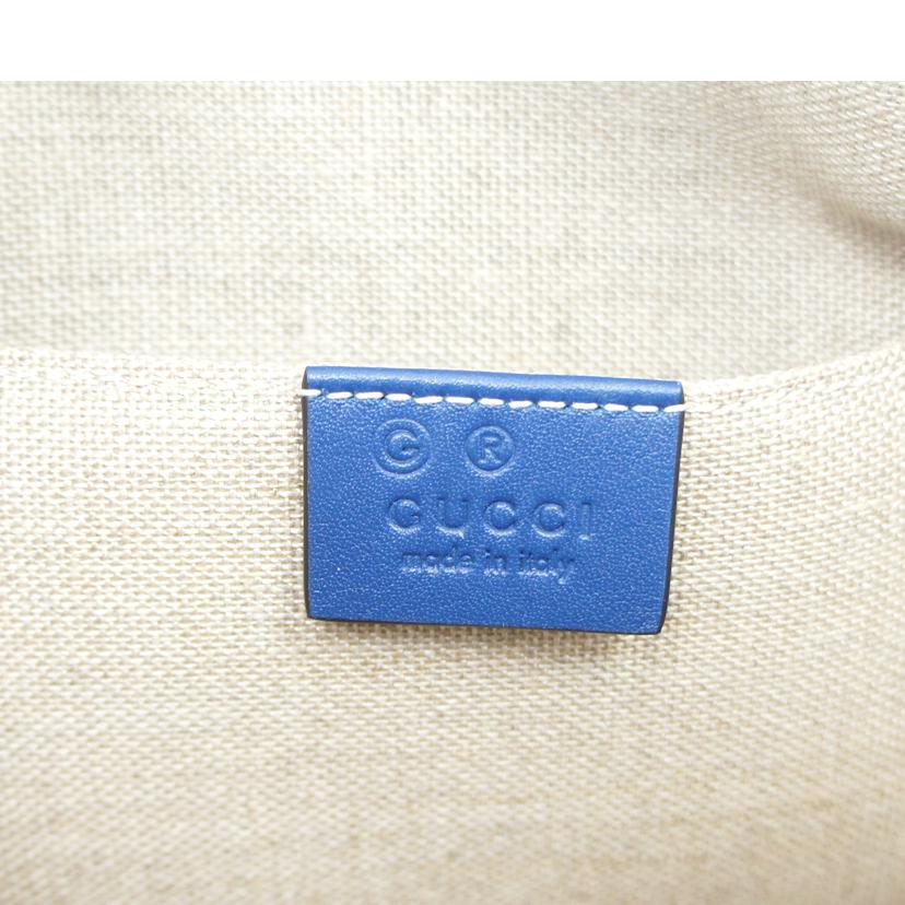 ＧＵＣＣＩ グッチ/マイクログッチシマ２ｗａｙショルダー／ブルー/449654//495***/Aランク/75
