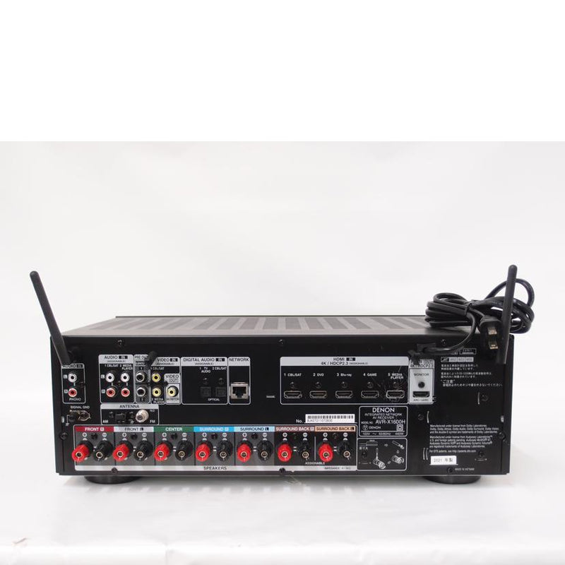 DENON AVR-X 1600H 7.2ch AVサラウンドレシーバー