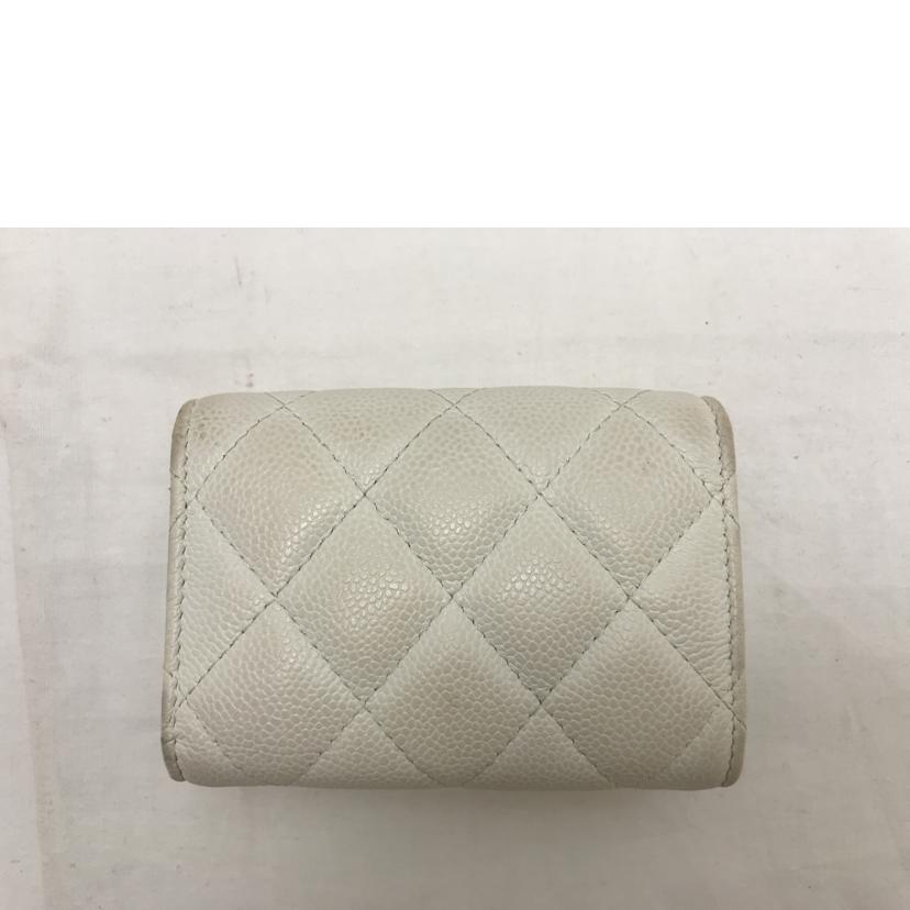 ＣＨＡＮＥＬ シャネル/キャビアスキン　スモール　フラップウォレット//30831523/Bランク/51