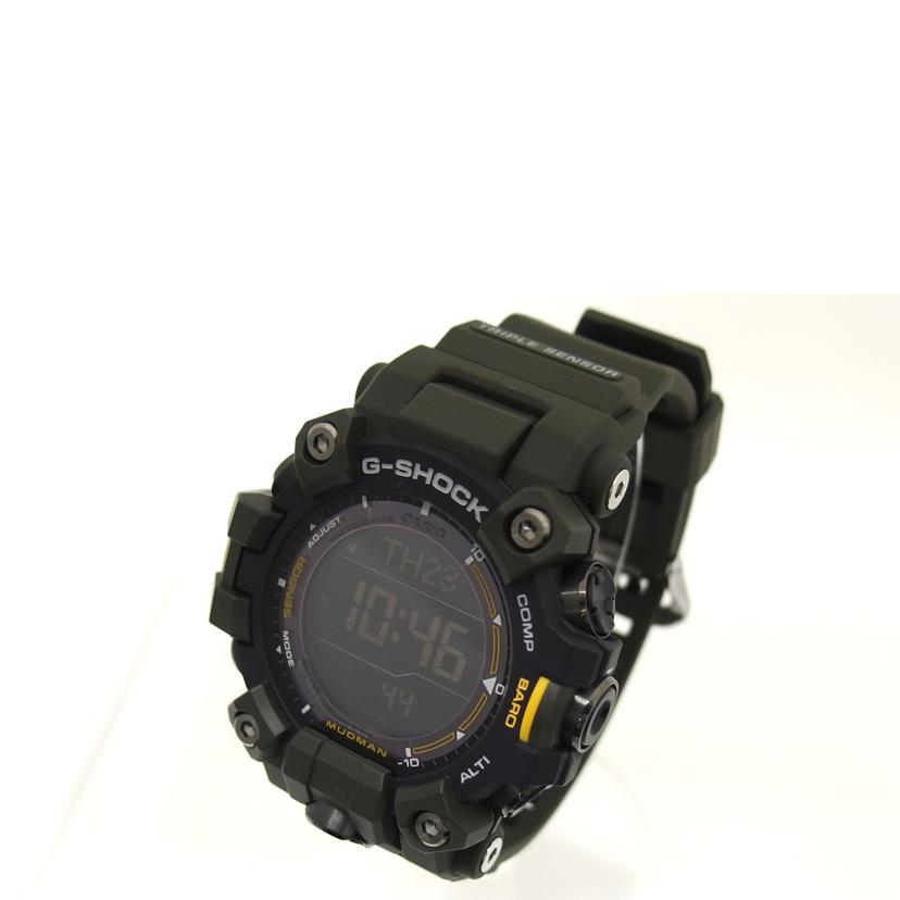 ＣＡＳＩＯ カシオ ジーショック トリプルセンサー デジタルウォッチ/Ｇ－ＳＨＯＣＫ／ＭＳＴＥＲ　ＯＦ　Ｇ／マッドマン／電波ソーラー/GW-9500-3JF//202*****/Aランク/04