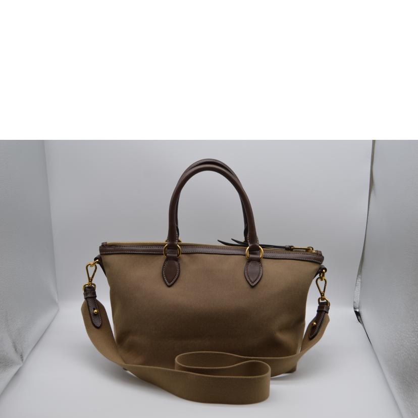 ＰＲＡＤＡ/ロゴジャガードレザー２ｗａｙハンド／ブルッチャ/1BA104//204/Aランク/89