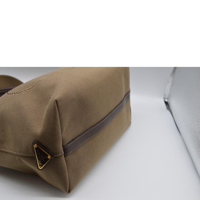 ＰＲＡＤＡ/ロゴジャガードレザー２ｗａｙハンド／ブルッチャ/1BA104//204/Aランク/89