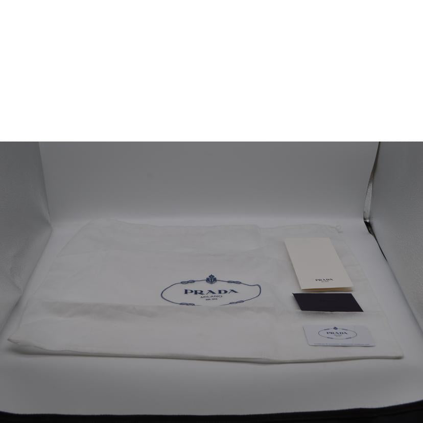 ＰＲＡＤＡ/ロゴジャガードレザー２ｗａｙハンド／ブルッチャ/1BA104//204/Aランク/89