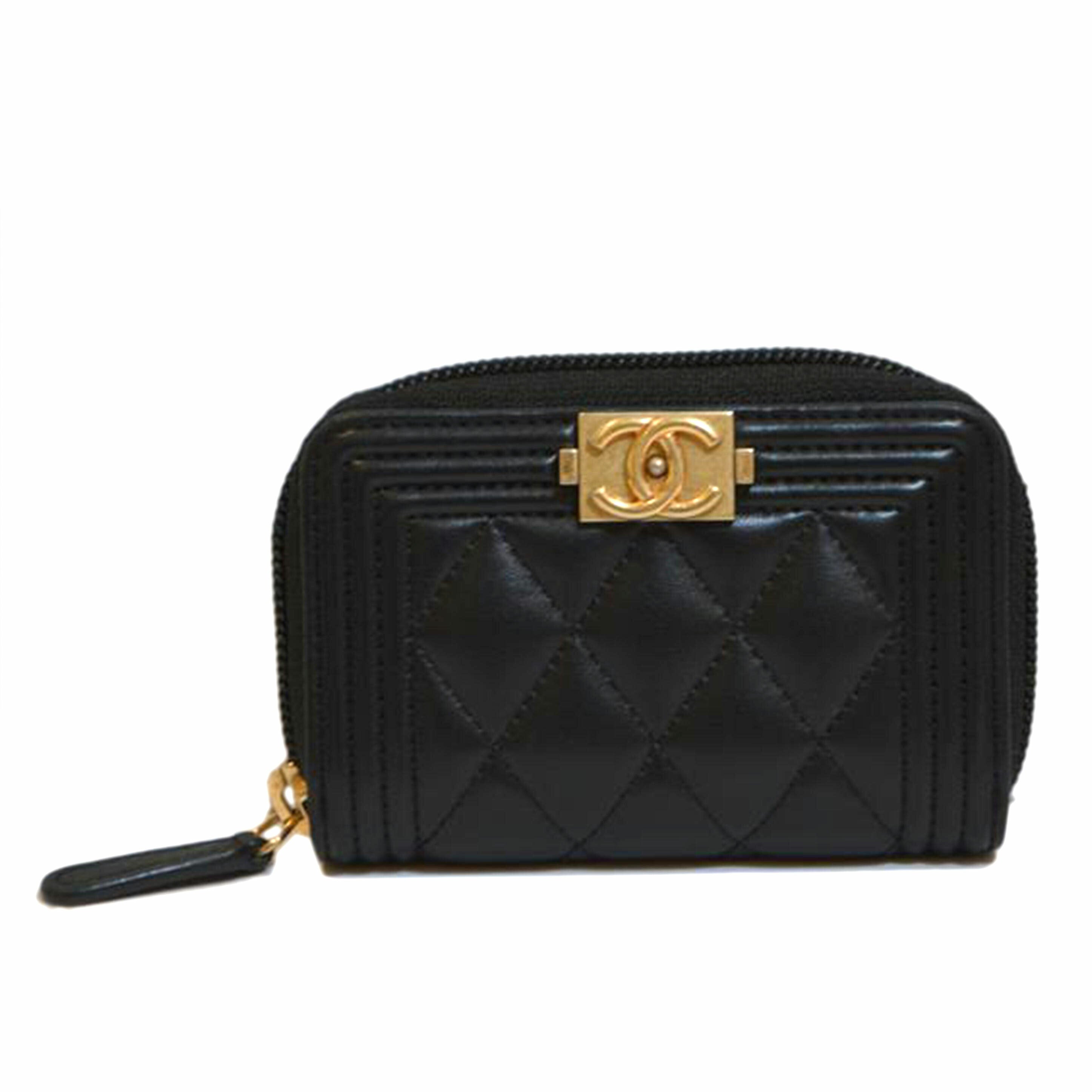 ＣＨＡＮＥＬ シャネル/ラムスキンボーイシャネルコインケース/A80602//27627753/Aランク/89