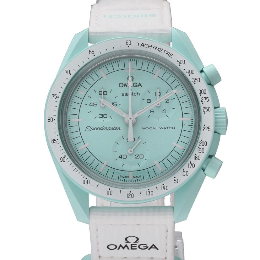 ＯＭＥＧＡ×ｓｗａｔｃｈ オメガ×スウォッチ/ムーンスウォッチ／ＭＩＳＳＩＯＮ　ＴＯ　ＵＲＡＮＵＳ／クオーツ/SO33L100//Aランク/94