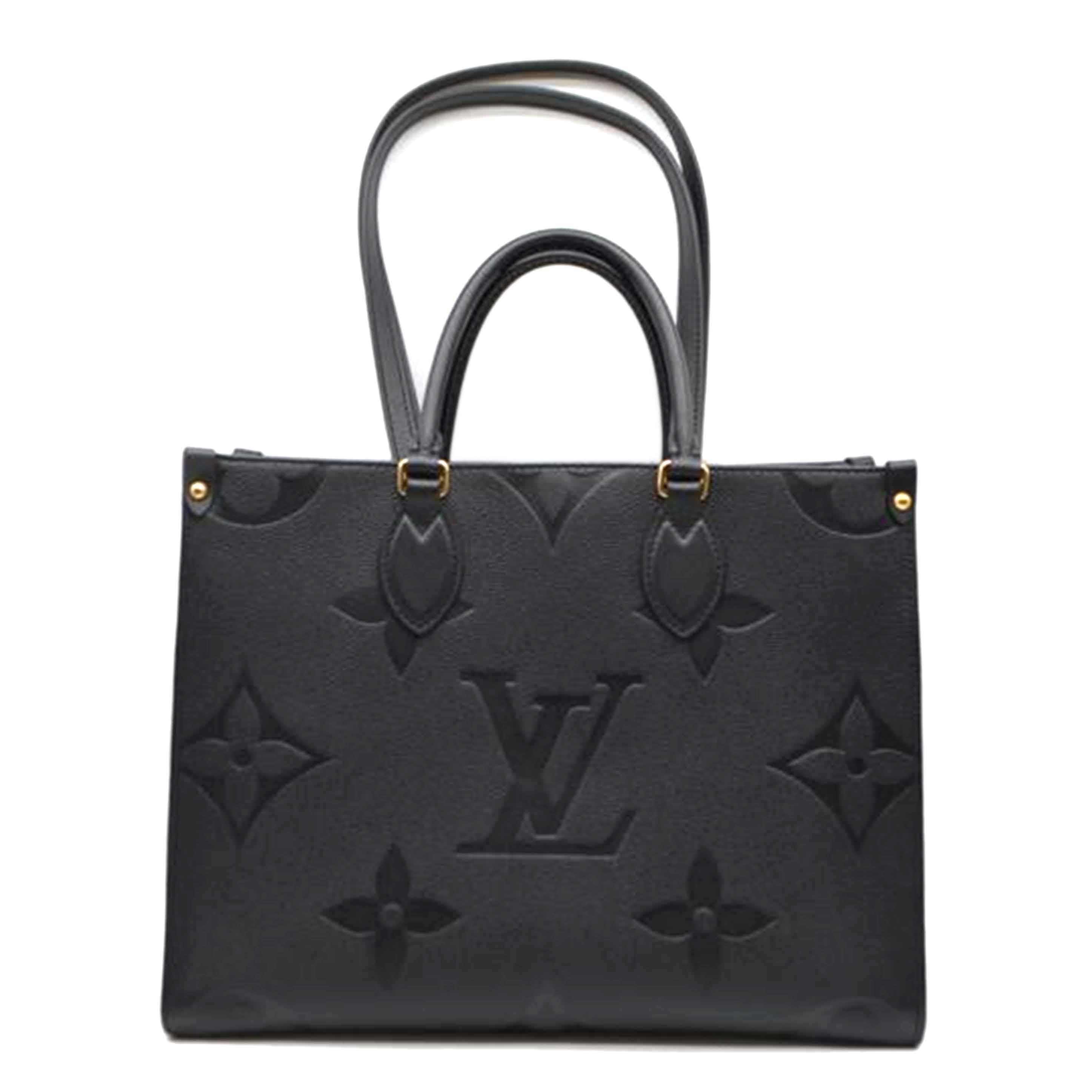 ＬＶ/オンザゴーＭＭ／モノグラム・アンプラント／ノワール/M45595//DU4***/SAランク/89