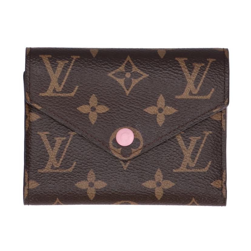 ＬＯＵＩＳ　ＶＵＩＴＴＯＮ ルイヴィトン/ポルトフォイユ・ヴィクトリーヌ／モノグラム／ローズバレリーヌ/M62360//MI2***/ABランク/75