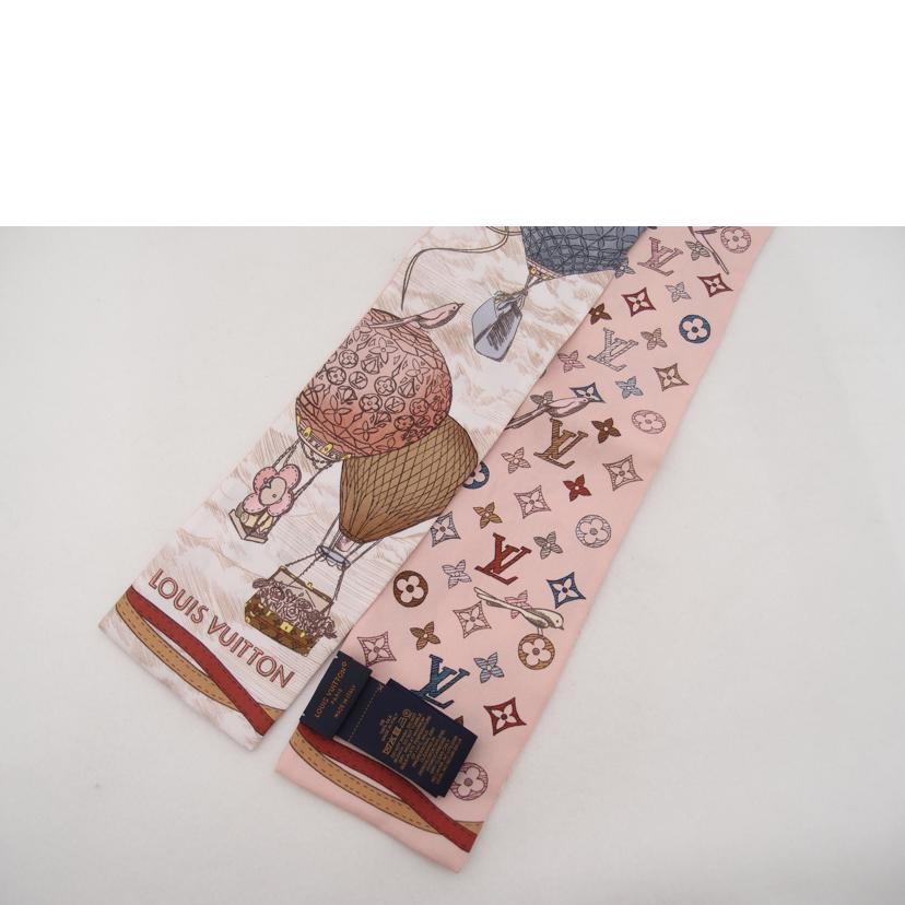 ＬＯＵＩＳ　ＶＵＩＴＴＯＮ ルイ・ヴィトン　ビトン　スカーフ　シルク100％　ピンク　　レディース/バンドー・アップアンドアウェイ／ローズクレール/M77680//GM1***/Aランク/69