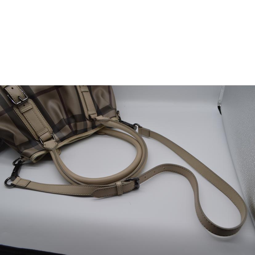 ＢＵＲＢＥＲＲＹ　/スモークドチェック２ｗａｙレザーハンド/3690429//ABランク/89