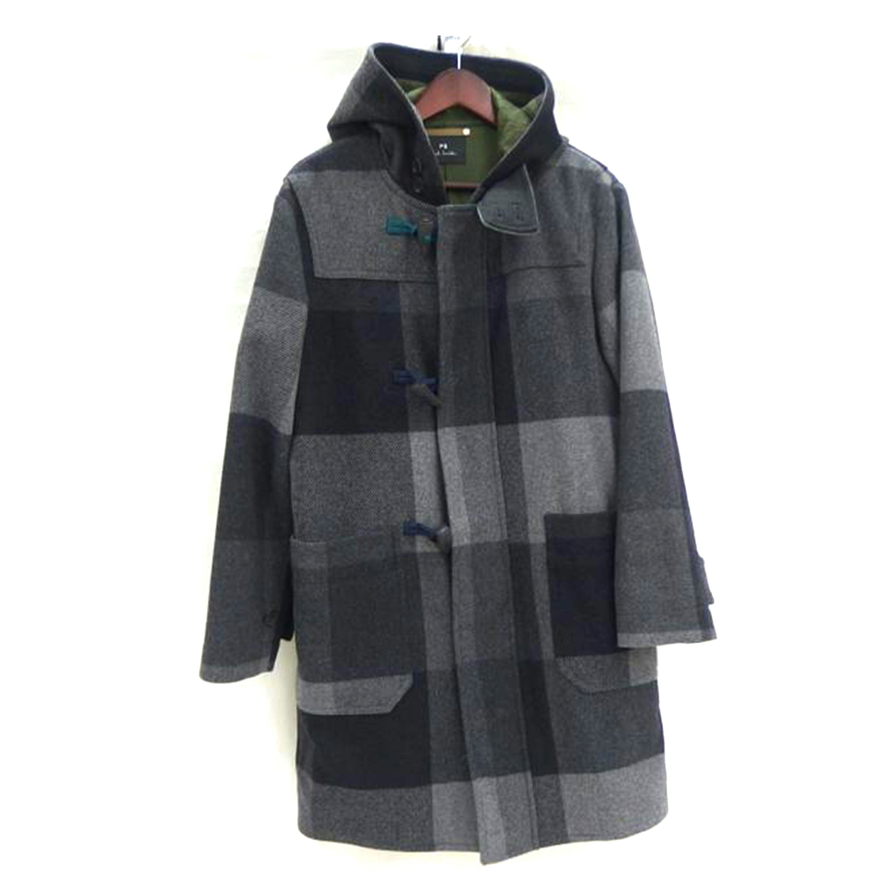 Ｐａｕｌ　Ｓｍｉｔｈ ﾎﾟｰﾙｽﾐｽ/ビッグチェックロングダッフル/292125 313S//Aランク/82