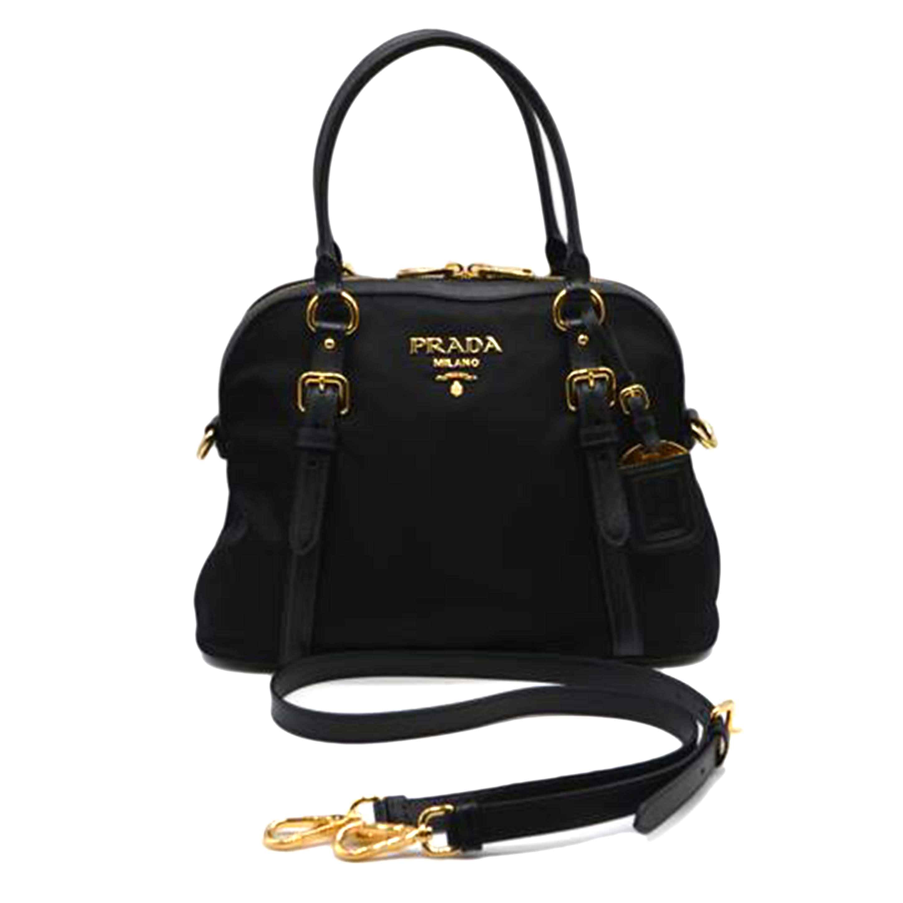 ＰＲＡＤＡ プラダ/テスートナイロンサフィアン２ｗａｙレザーハンド／ネロ/1BA013//158/SAランク/89