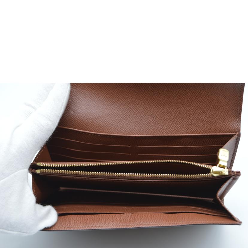 ＬＶ ﾙｲｳﾞｨﾄﾝ/ポルトフォイユ・サラ新型／モノグラム／ブラウン/M60531//CA0189/Aランク/89