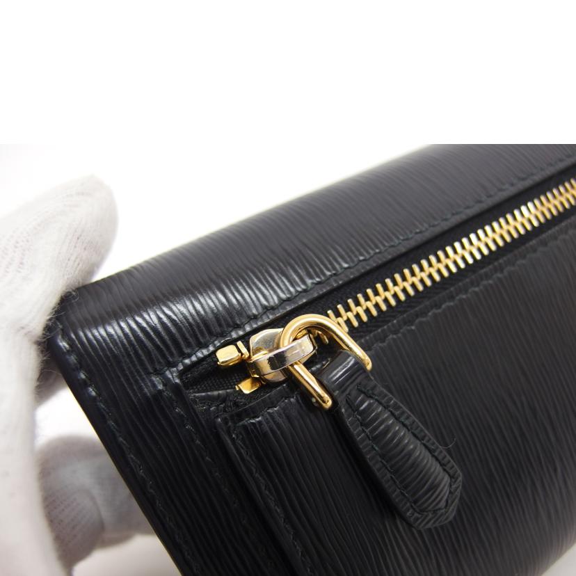 ＰＲＡＤＡ プラダ/Ｗホック／二つ折り長財布／ブラック/1M1132//234/ABランク/04