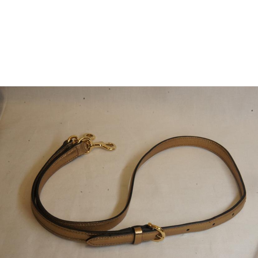 Ｆｅｒｒａｇａｍｏ フェラガモ/ゴールドカラーレザー２ＷＡＹ//ABランク/92