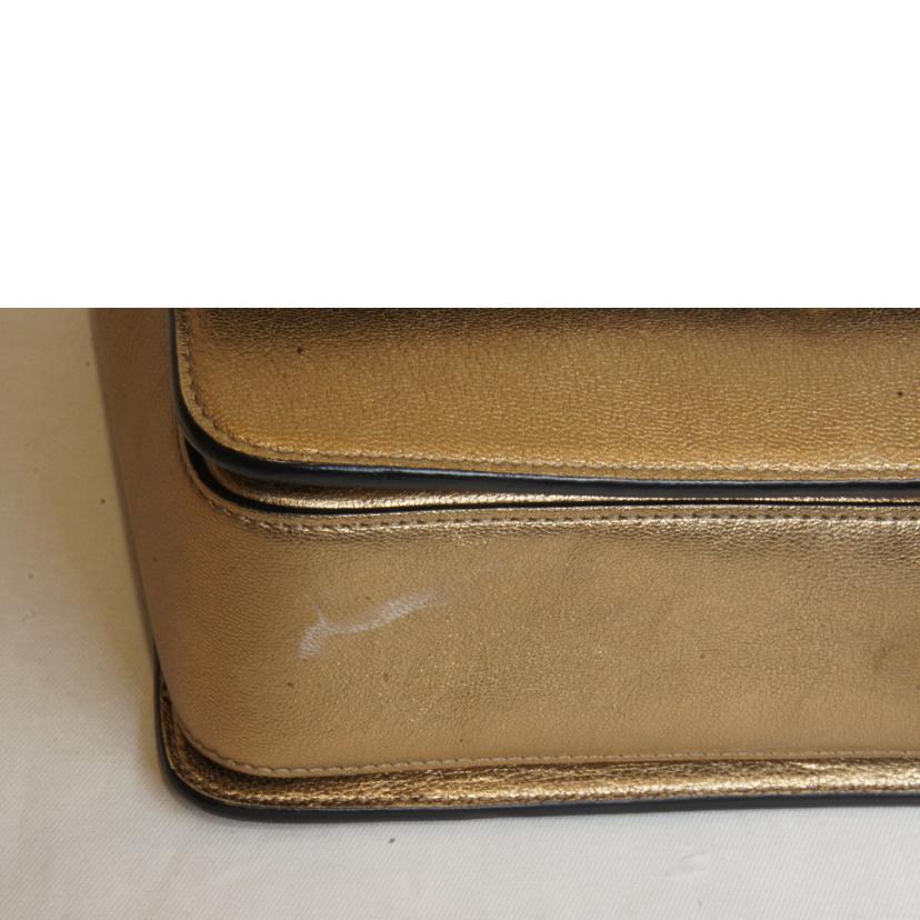 Ｆｅｒｒａｇａｍｏ フェラガモ/ゴールドカラーレザー２ＷＡＹ//ABランク/92