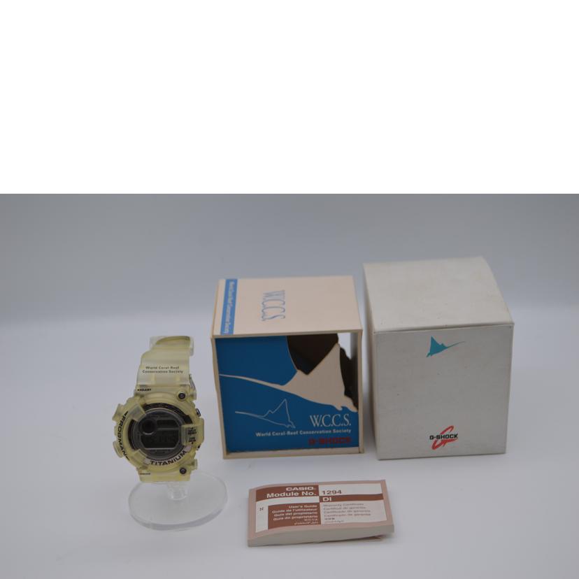 ＣＡＳＩＯ カシオ/Ｇ－ＳＨＯＣＫ／ＦＲＯＧＭＡＮ　ＷＣＣＳマンタ/DW-8201WC//838267/ABランク/89