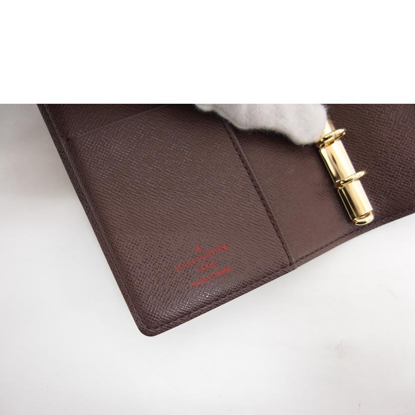 ＬＶ ルイ・ヴィトン 手帳カバー /アジェンダＰＭ／ダミエ／エベヌ/R20700//CA0***/Aランク/04