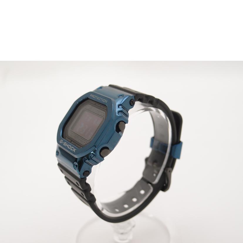 ＣＡＳＩＯ カシオ　フルメタル　メンズ　ブルー/Ｇ－ＳＨＯＣＫ／スマホリンク／フ電波ソーラー/GMW-B5000G-2JF//201B127I/Aランク/69