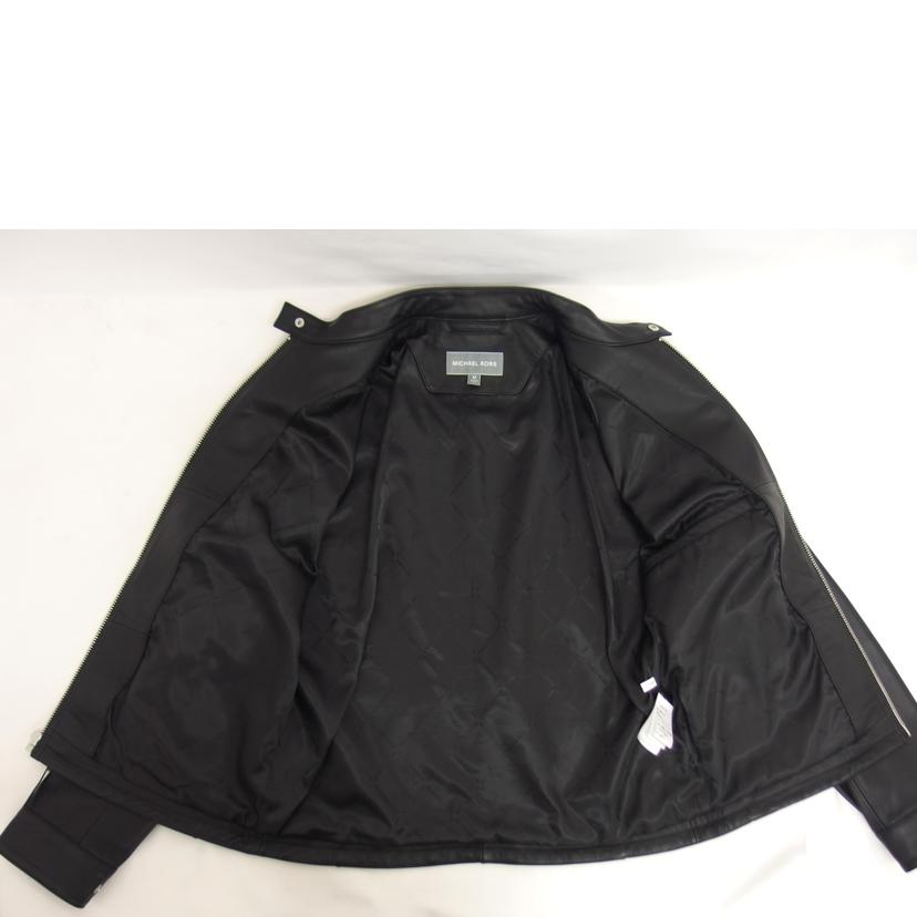 新品》MICHAEL KORS 羊革ジャケット 定価18万円 USA製 マイケルコース 