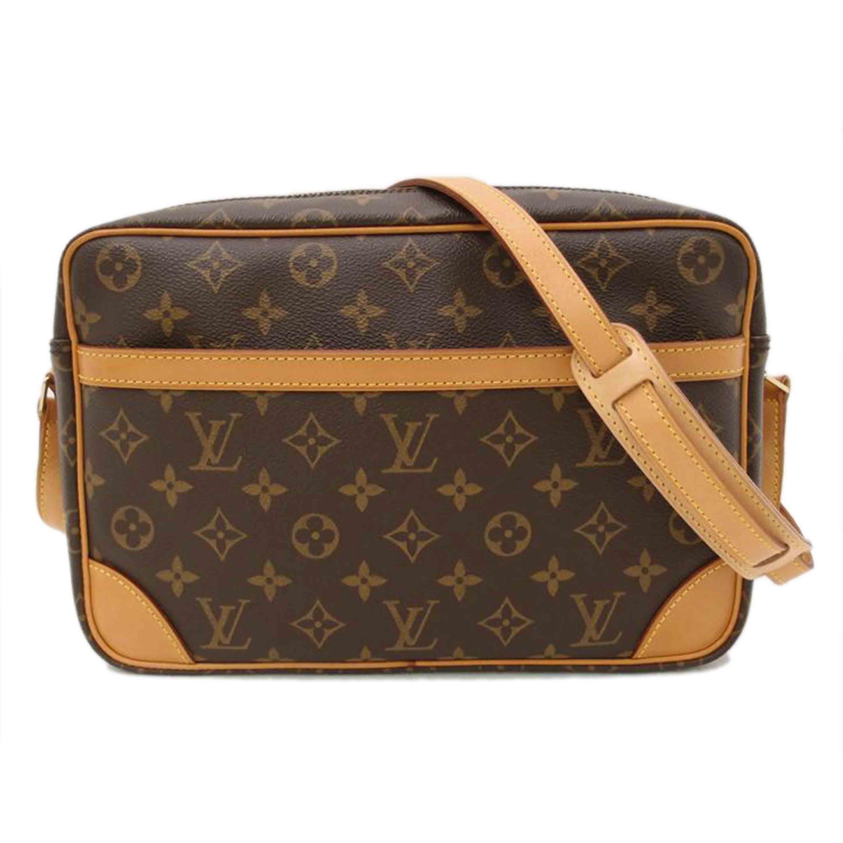 ＬＯＵＩＳ　ＶＵＩＴＴＯＮ ルイヴィトン ルイ・ヴィトン ビトン ショルダーバッグ ブラウン メンズ レディース 定番 人気 ＬＶ 斜め掛け 肩がけ/トロカデロ２７／モノグラム　/M51274//MB0***/Aランク/69