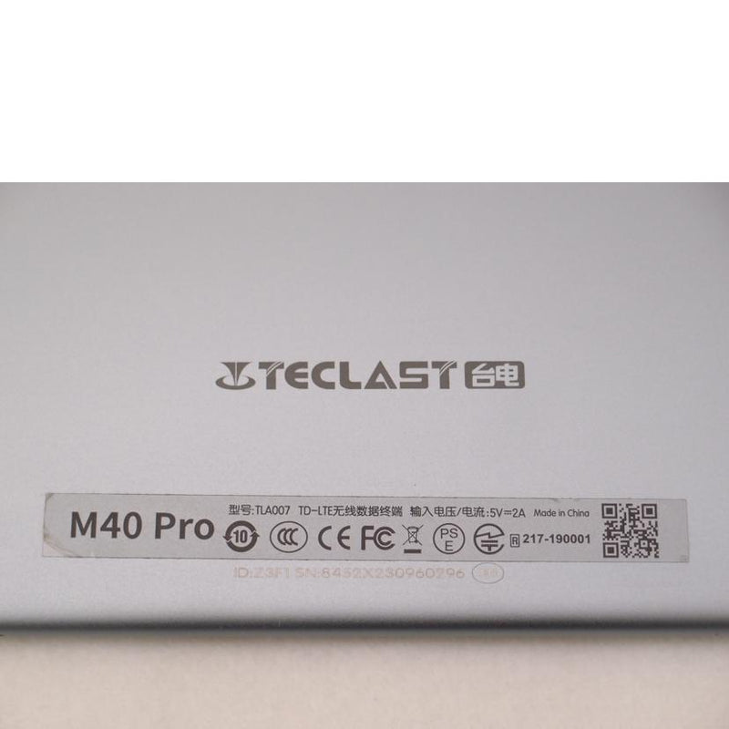 ＴＥＣＬＡＳＴ/Ａｎｄｒｏｉｄタブレット／ＳＩＭフリー/M40 PRO TLA007//230960296/ABランク/69