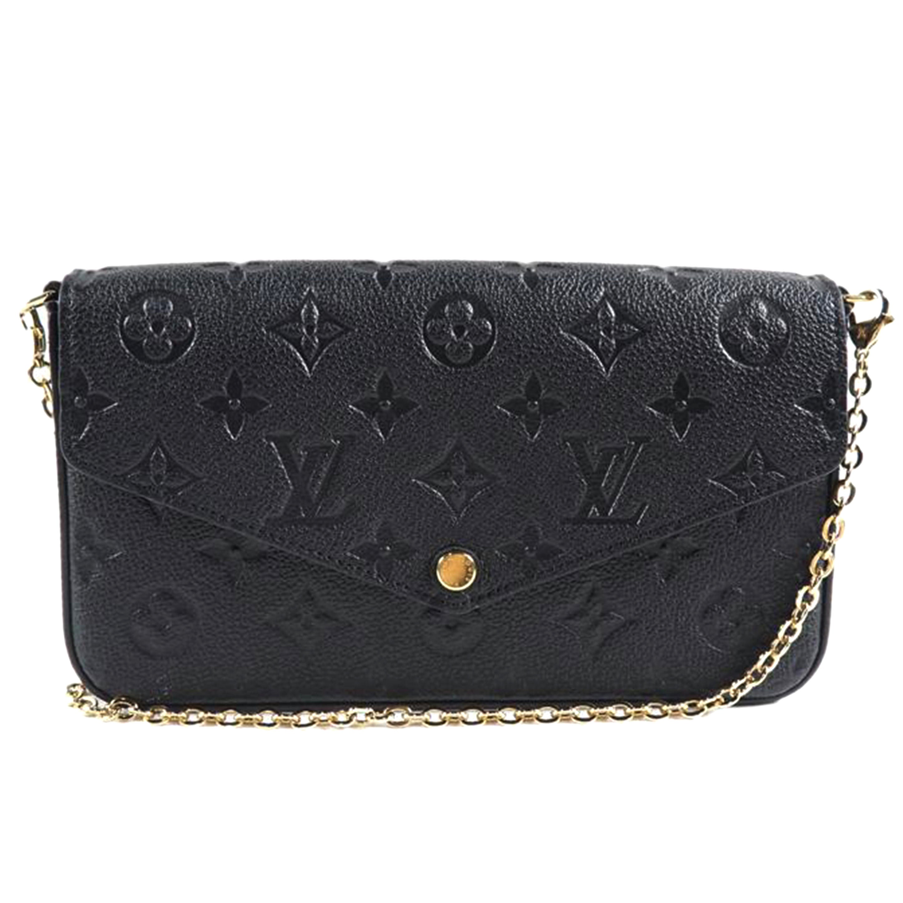 ＬＯＵＩＳ　ＶＵＩＴＴＯＮ ルイヴィトン/ポシェット・フェリシー／アンブラント／ノワール/M64064//Aランク/79