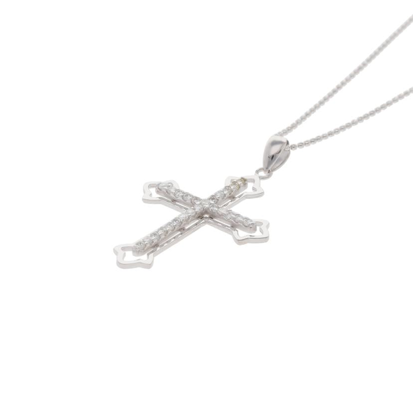 /　Ｋ１８ＷＧダイヤネックレス０．３１ｃｔ//Aランク/75