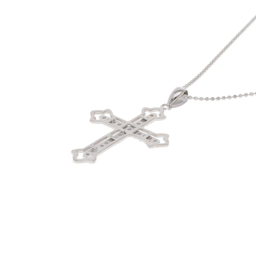 /　Ｋ１８ＷＧダイヤネックレス０．３１ｃｔ//Aランク/75