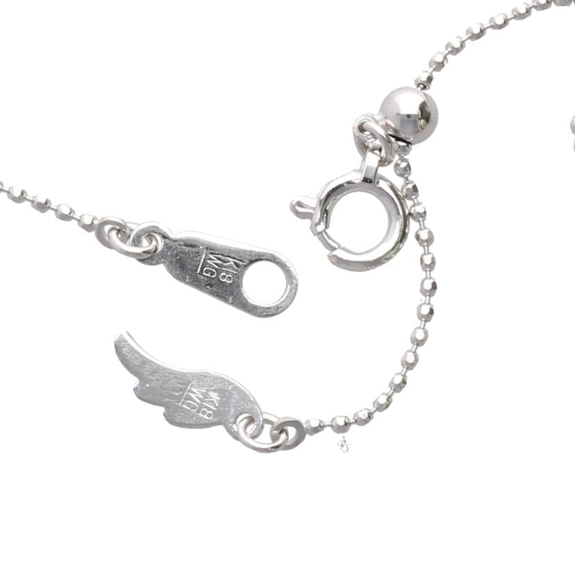 /　Ｋ１８ＷＧダイヤネックレス０．３１ｃｔ//Aランク/75