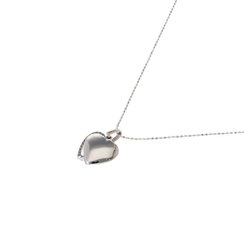 /　Ｋ１８ＷＧダイヤネックレス０．１８ｃｔ//Aランク/75