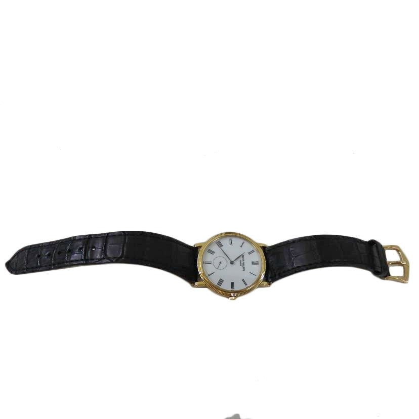 ＰＡＴＥＫ　ＰＨＩＬＩＰＰＥ パティック　フィリップ　カラトラバ　ホワイトダイヤル　イエローゴールド/カラトラバ／ホワイトダイヤル／ローマンインデックス／イエローゴールド/5119J-001//595************/ABランク/84