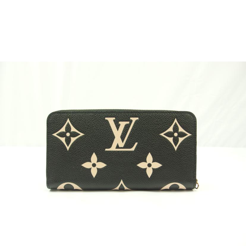 ＬＶ ルイ・ヴィトン/ジッピー・ウォレット／バイカラーＭＧアンプラント／ブラックベージュ/M80481//RFIDﾀｸﾞ/SAランク/83