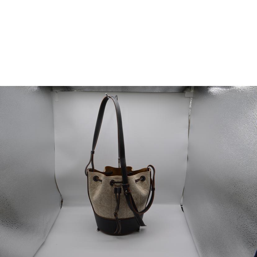 ＬＯＥＷＥ ロエベ/アナグラムバルーンドローストリングレザーショルダー/A710C31X14//061951/ABランク/89