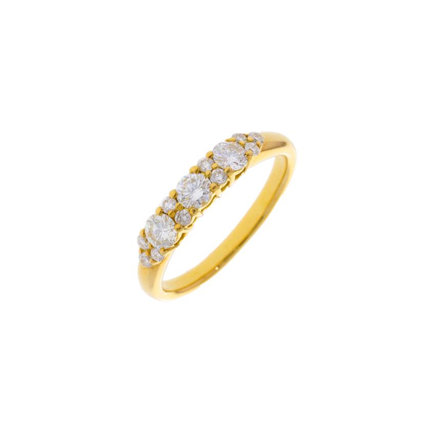 /Ｋ１８ダイヤリング０．７２ｃｔ／＃１５//Aランク/75