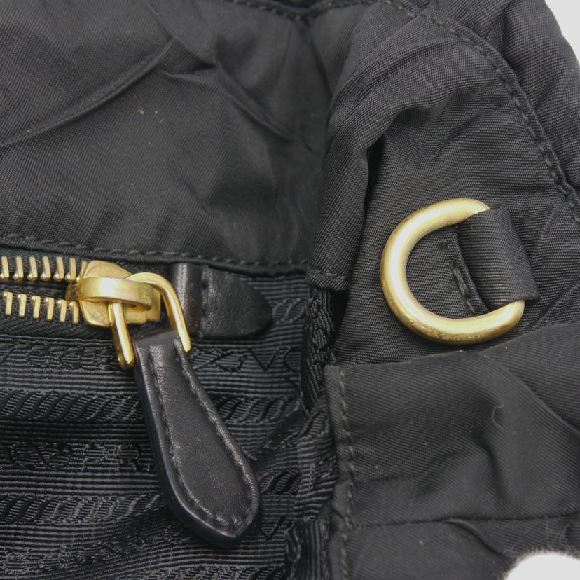 ＰＲＡＤＡ プラダ/キルティング／ギャザーハンドバッグ／黒/BN1543//165/Bランク/75