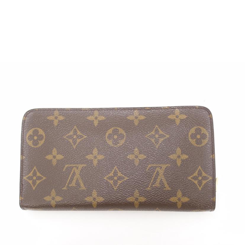 ＬＯＵＩＳ　ＶＵＩＴＴＯＮ ルイヴィトン　ビトン　ラウンドファスナー長財布　茶　ブラウン　メンズ　レディース/ポルトモネ・ジップ／モノグラム/M61727//TH0***/ABランク/69
