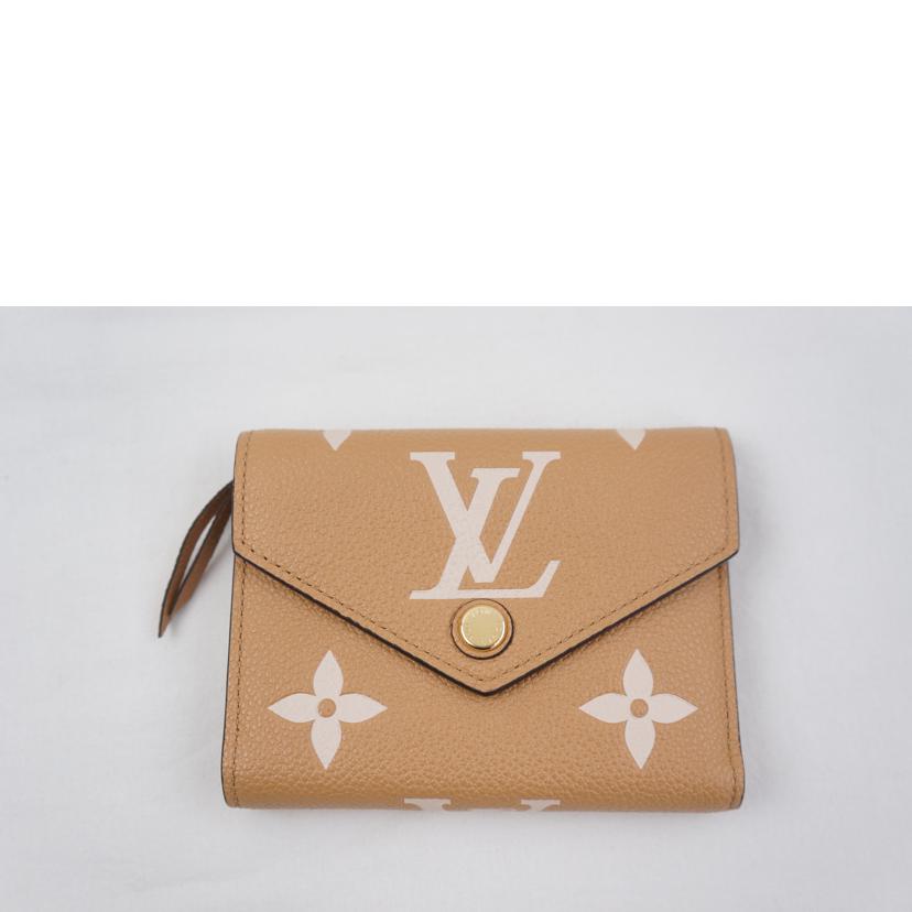 ＬＶ ルイヴィトン/ポルトフォイユ・ヴィクトリーヌ／アンプラント／ベージュ/M81459//IC/Aランク/67