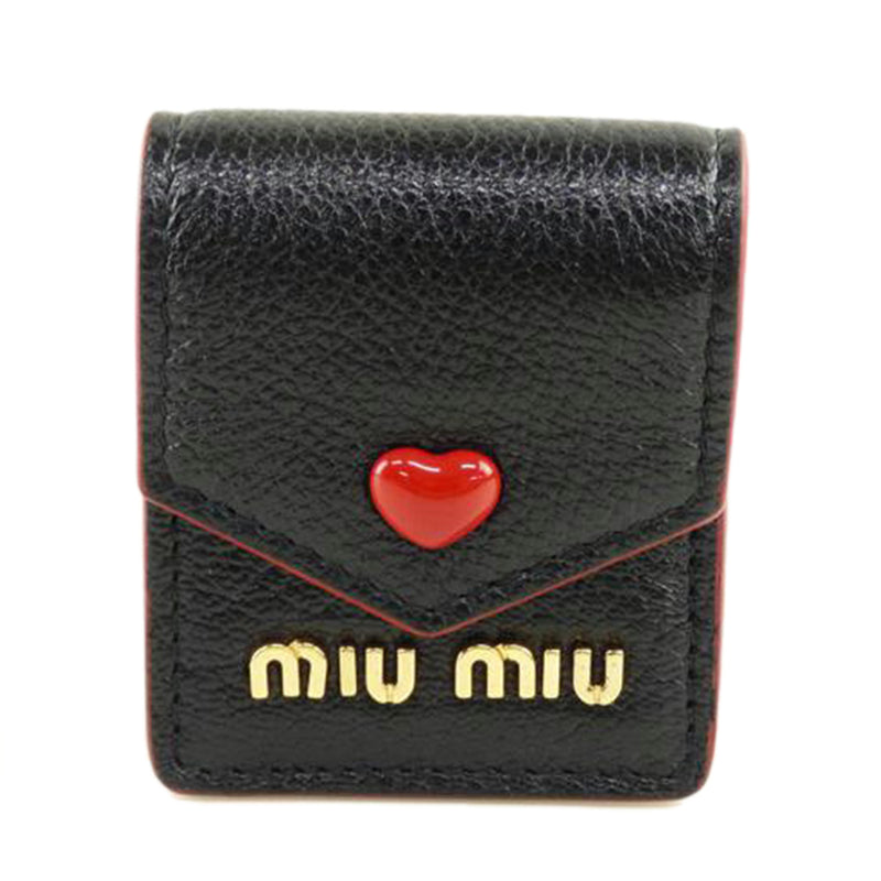 MIUMIU マドラス ラブ レザーAir Podsケースairpods - cedroquimica.com.br